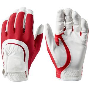 Guantes de Golf de Cuero Genuino Blanco y Marrón para Hombre, de Alta Calidad, Personalizados, para Invierno, Cuero Cabretta de Grado Original, Acolchados, para Mano Derecha - Product Image 4