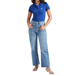 Street Wear Women Breathable Quick Dry Eco Friendly Short Sleeve Placket Casual for <b>Shirt</b> - Product Image 1