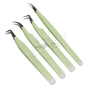 Pince à cils de qualité professionnelle Artistes Applicateur en acier inoxydable écologique Outil de manucure Artiste de cils de marque privée - Product Image 1