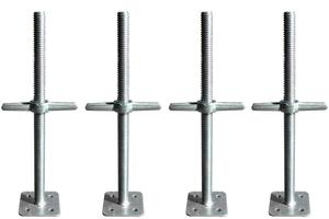 Modular Base Jack Industrial Ringlock <b>Scaffolding</b> EN12810 Hot Dip Galvanized Steel best price at Warehouse OEM in Vietnam - Product Image 3
