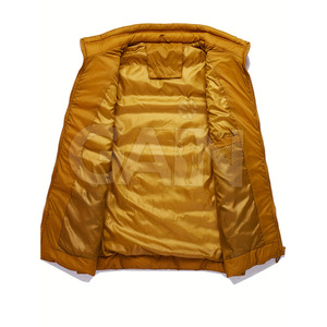 Chaleco Ligero Informal de Invierno para Hombre, Transpirable, Ecológico, Relleno 100% Poliéster, Personalizable, de Alta Calidad, con Cuello en V - Product Image 3