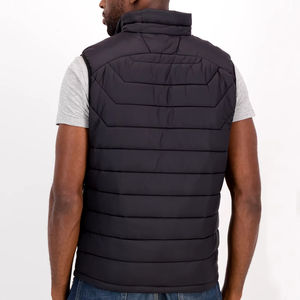 Winter Jacket Custom logo Lightweight <b>Vest</b> Coat Warm Winter Zipper Sleeveless Puffer <b>Vest</b> Breathable Plus Size Men's Puffer - Product Image 6
