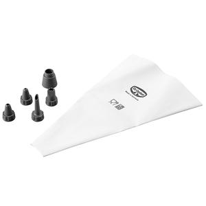Dr. Oetker Classic 5-Piece Piping Bag <b>Set</b> with 4 Nozzles and Adapters - Product Image 1