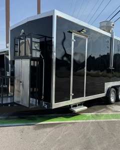 Nouvelle remorque alimentaire mobile personnalisée en acier inoxydable pour restauration commerciale cuisine entièrement équipée camion de restauration - Product Image 1