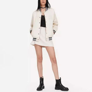 Veste universitaire personnalisée Slim Fit confortable pour femmes vêtements de plein air vestes Varsity de haute qualité style décontracté Street Wear - Product Image 4