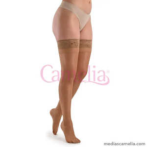 Modèle 2004 Bas en silicone pour filles, fins, en nylon et élasthanne, tricotés, transparents, anti-embolie, thermiques, pour varices, imprimés, hauteur genou - Product Image 6