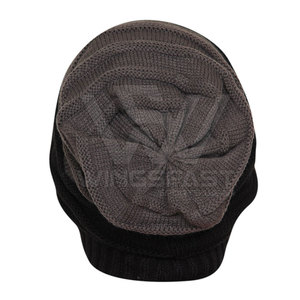 Unisex Lightweight 100% <b>Wool</b> Jacquard <b>Beanie</b> <b>Hats</b> Custom Made Winter Wear New Design Wholesale High Quality Hand Knitted - Product Image 4