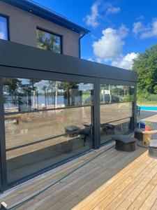 เตาเพอร์โกลาสำหรับฤดูหนาวแบบชีวภาพที่ทันสมัยทำจากอะลูมิเนียมใช้เครื่องยนต์กลางแจ้งคุณภาพระดับพรีเมี่ยมผลิตในตุรกี - Product Image 5