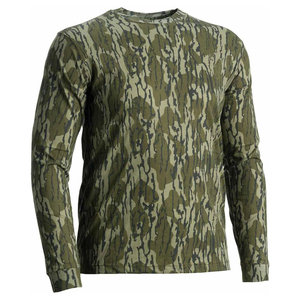 Vêtement de chasse pour homme, manches longues, léger, respirant, camouflage, en spandex/polyester, couche de base. - Product Image 3