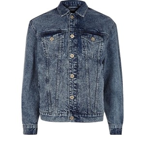 Top mode hommes 100% coton jean veste dernière vente chaude fantaisie décontracté Style classique marque vêtements pour l'hiver - Product Image 3