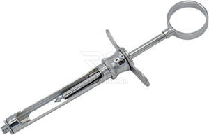 Cánula de seguridad profesional Manual de acero inoxidable de alta calidad, jeringa Dental autoaspirante, instrumentos quirúrgicos reutilizables CE - Product Image 6