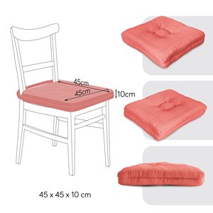 45x45x10cm comodo cuscino imbottito per interni/esterni cuscini pallet panche sedie pavimenti cuscini cuscini per esterni - Product Image 2