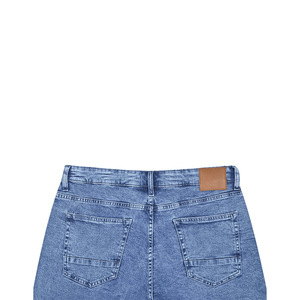 Venta al por mayor de fábrica Pantalones sostenibles Algodón Recto Mid Denim Black Wash High Street Purple Jeans para hombre - Product Image 4