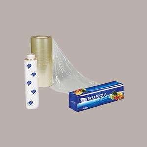 Zenium SLA H400 5 + 5 Manual de grado alimenticio película elástica 2000 Mt 500mm de ancho rollo de plástico LLDPE PE Logotipo de plástico suave para pintar - Product Image 1