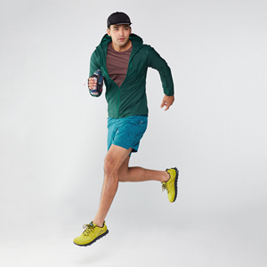 Pantalones cortos deportivos de nailon de compresión 2 en 1 personalizados al por mayor, pantalones cortos de punto de carga deportivos con estampado para correr y entrenamiento en el gimnasio para hombre - Product Image 3