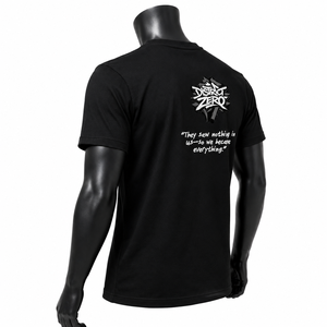 เสื้อยืดพิมพ์ลายกราฟิกผู้ชายสั่งทำพิเศษ ผ้าฝ้าย 100% สตรีทแวร์ แฟชั่นลำลอง เสื้อยืดสีดำพิมพ์ลาย ผู้ผลิต - Product Image 5