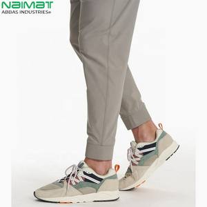 Pantalon de jogging décontracté 100% coton pour hommes, coupe régulière, ceinture élastique côtelée de créateur, extensible dans les 4 sens, exercice léger et essentiel - Product Image 4