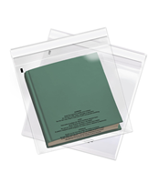Petits sacs d'emballage en plastique transparent personnalisé givré logo transparent auto-adhésif pour vêtements chaussures structure matérielle CPE