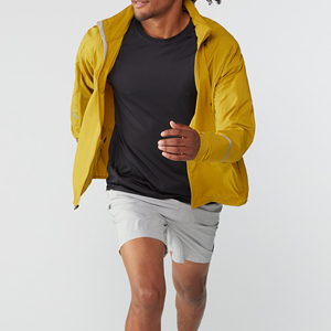 Pantalones cortos de gimnasio para correr de poliéster 100% para hombre con logotipo personalizado, forro transpirable de verano, estilo informal para entrenamiento deportivo con color sólido - Product Image 6