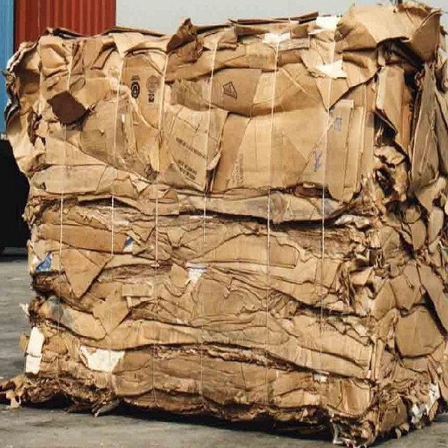 OCC Onp Waste Paper Scrap 12 Corrugated Carton Waste for Recycling Bales-Excellent Quality-Wholesale
