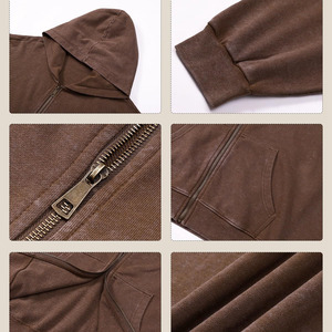 Prix de gros, sweat à capuche délavé à l'acide, dernière arrivée 2026, sweats à capuche pour hommes, sweats à capuche en coton brodés, tissu polaire, hiver, premium - Product Image 5