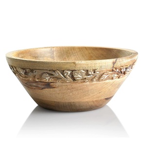 ชามสลัดทำด้วยมือชามซุปทำจากไม้สไตล์คลาสสิกดีไซน์ใหม่ - Product Image 3