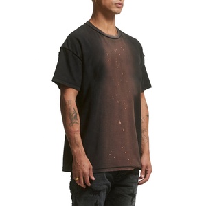 Wholesale Short Sleeve Men's T-Shirt Casual Adult Size 100% Cotton Sublimated Knitted Fabric Formal Style - Product Image 2