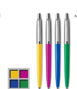 Colección de bolígrafos Parker Jotter Originals Surtido de acabados retro Tinta negra - Product Image 2