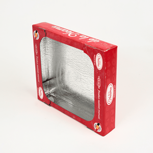 Custom Printed Window <b>Cake</b> Box with Food Grade Inner Liner Corrugated <b>Board</b> Rigid Boxes Rectangle Shape Matt Lamination - Product Image 2