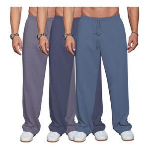 Custom Casual Jogger Pants for Men-Moisture Wicking Breathable Polyester/Cotton <b>Blend</b> Elastic Waist Custom Logo & Packaging - Product Image 1