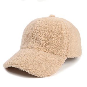 หมวกแก๊ปทรงโค้งสีพื้นหนาแบบยูนิเซ็กซ์ ขายส่ง แฟชั่นเรียบง่ายและอบอุ่น - Product Image 6