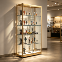 Vitrine Commerciale en Bois et Verre pour Bijoux, Vins et Présentation en Magasin – Meuble de Présentation de Détail – Origine Chine
