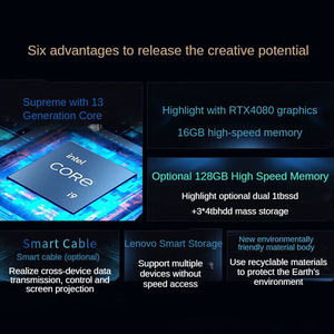 L e n o v o Think Centre Neo P900 Inter Core I7-13700KF 16 Go DDR4 1 To SSD RTX4060Ti-8GB ordinateur de bureau professionnel - Product Image 3