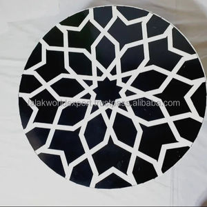 Último soporte de pastel con incrustaciones de hueso de nácar artesanía decoración del hogar Venta caliente Hotel hogar estilo fiesta pastel servir soporte por FWE - Product Image 2