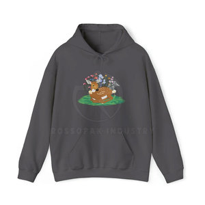Pull à capuche graphique pour hommes sur mesure Coton mélangé de base pour l'hiver Motif solide - Product Image 5