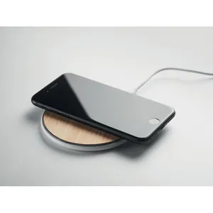 DESPAD Chargeur sans fil écologique en bambou et organisateur de bureau/tiroir pour gadgets - Product Image 1