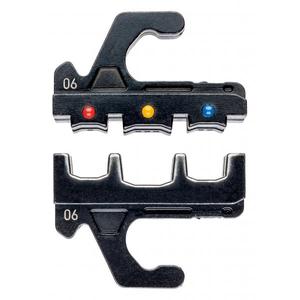 แม่พิมพ์ย้ำสายไฟ Knipex สำหรับขั้วต่อปลั๊กหุ้มฉนวนและขั้วต่อแบบเสียบ - Product Image 1