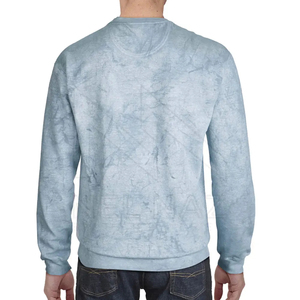 Sudadera para hombre con efecto desgastado y lavado ácido, tejido suave, estilo casual y moderno para streetwear. - Product Image 4