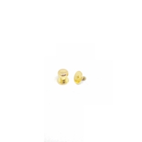 MING KEE METAL Collier à tête en alliage de zinc de 8 mm, design à boule, sangles en cuir fines et épaisses, sans plomb/nickel, OEKO-TEX, accessoires pour sacs