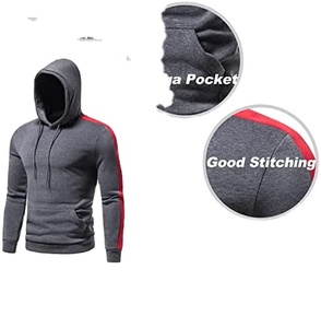 Venta al por mayor OEM Pullover Slim Fit ropa de entrenamiento chándal de los hombres multicolor Chenille bordado chándal - Product Image 3