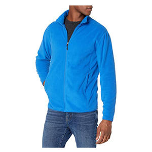 Veste polaire d'hiver ample pour l'extérieur Streetwear Veste polaire surdimensionnée pour hommes Blousons bombardiers avec logo personnalisé - Product Image 2