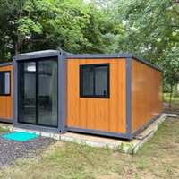 Maison conteneur en acier extensible haut de gamme, moderne, préfabriquée, étanche, avec conception d'espace intelligent