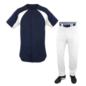 Newest Style Softball Uniforms Custom Polyester Baseball Jersey Uniform Plus Size Relaxed Fit Quick Dry Breathable - Product Image 1