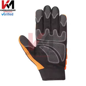 Gants de travail de mécanicien de service OEM Gants de sécurité personnalisés très résistants aux chocs Construction industrielle en cuir Utilisation automobile - Product Image 3