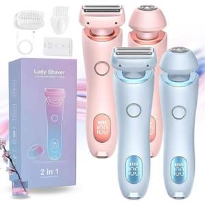 Depiladora Eléctrica Húmeda/Seca para Mujer, Afeitadora Impermeable con Depilación Sin Dolor para Piernas y Brazos, Depiladora Corporal de Uso en Húmedo IPX7 - Product Image 4