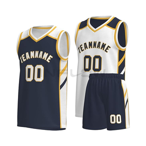 Camiseta de baloncesto personalizada 100% poliéster, ropa de baloncesto, diseños de uniformes, conjuntos de sublimación con patrón de equipo juvenil - Product Image 3