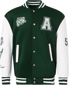 Veste Letterman haute qualité pour hommes Varsity Baseball Sleeves Double Breasted Winter Coat High Street Finished - Product Image 1