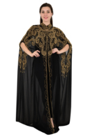 Abayas Kaftan de Luxe Modernes et Modestes pour Femmes, Brodés, Grande Taille, Ouvertes sur le Devant, Sans Coutures, Printemps, Manches Longues, Adultes