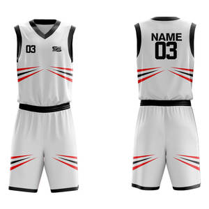 Conjunto de uniforme de baloncesto bordado Reversible con diseño de sublimación personalizado, el mejor uniforme de camiseta de baloncesto para hombres al por mayor - Product Image 1