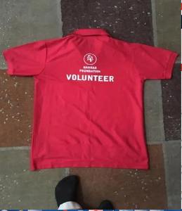 Veste d'été décontractée de haute qualité en polyester pour hommes avec logo personnalisé Tablier de bénévole à motif uni - Product Image 1